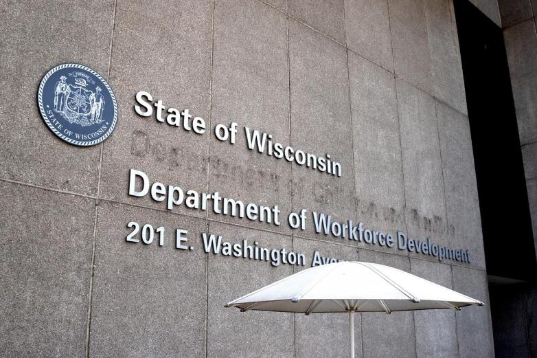 State of Wisconsin Department of Workforce Development building facade