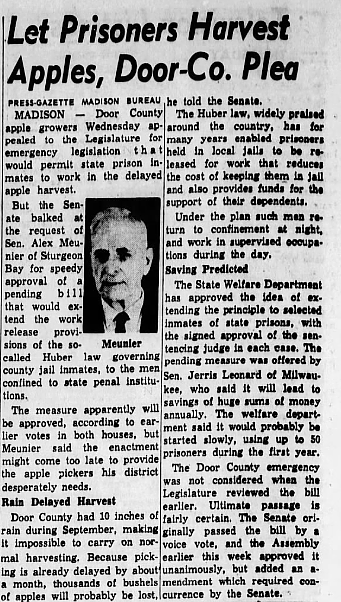 A newspaper clipping shows a headline reading