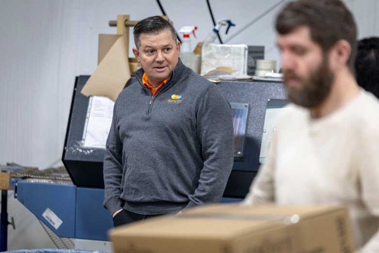 A person wearing a pullover with an